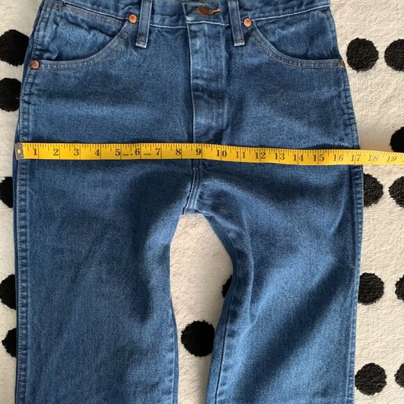 Wrangler Jeans Cowboy Cut Bootcut Mens 28x34 Blue Denim 936PWD Western Rodeo 90s - Picture 7 of 11